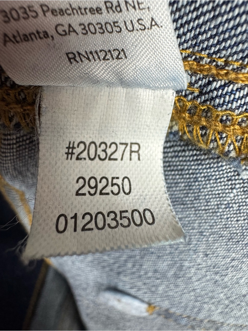 Spanx Flare Pull on Denim Jean Midnight Shade size small EUC A - Picture 12 of 13